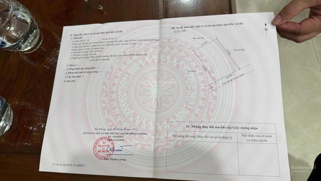 Mảnh đất trung nghĩa sát đường cầu rào 3  đồ sơn  hải phòng