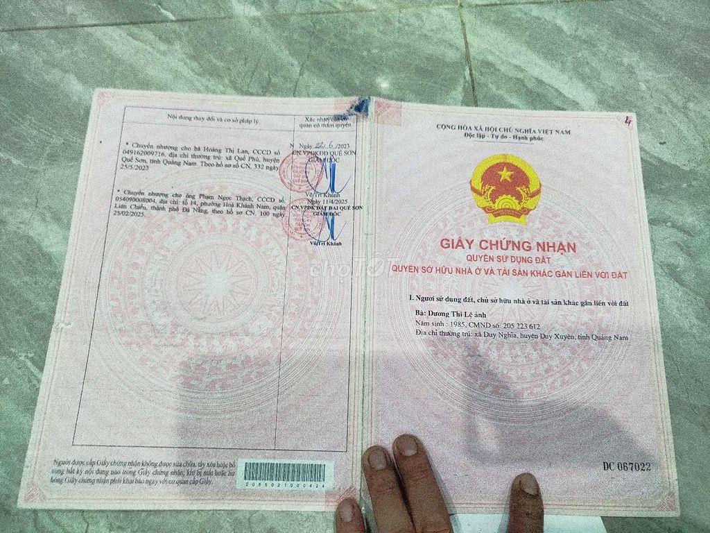 nhượng lại lô đất cho người hữu duyên 