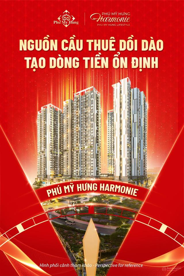 Giỏ hàng shophouse harmonie phú mỹ hưng, đa dạng diện tích. giá tốt đầu tư. chỉ cần 20% vốn tự có
