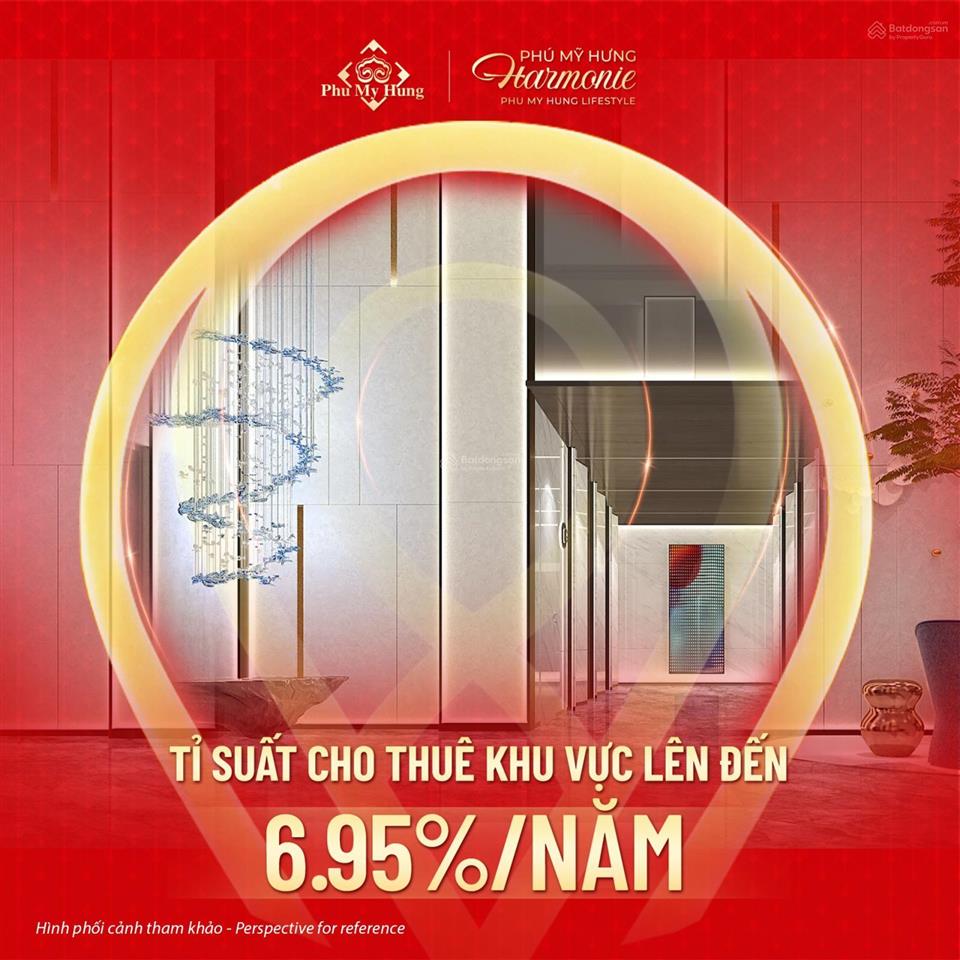 Giỏ hàng shophouse harmonie phú mỹ hưng, đa dạng diện tích. giá tốt đầu tư. chỉ cần 20% vốn tự có