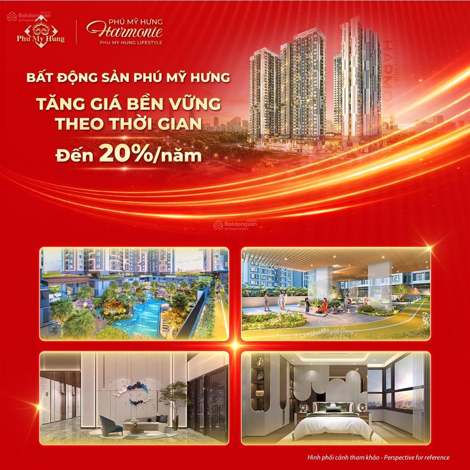 Giỏ hàng shophouse harmonie phú mỹ hưng, đa dạng diện tích. giá tốt đầu tư. chỉ cần 20% vốn tự có