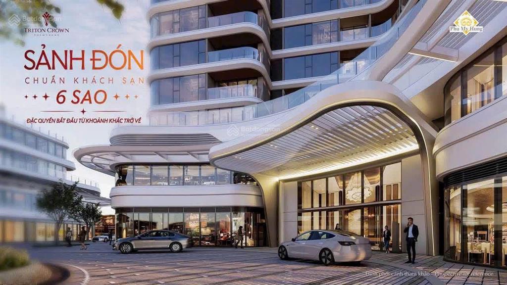 Phú mỹ hưng mở bán triton crown dự án siêu sang ngay tại hồ bán nguyệt. giá chính thức cđt