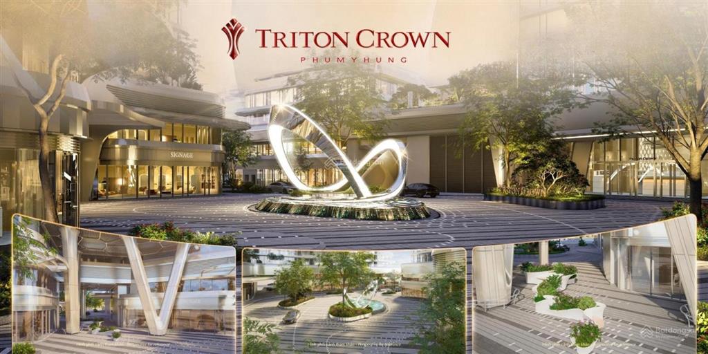 Phú mỹ hưng mở bán triton crown dự án siêu sang ngay tại hồ bán nguyệt. giá chính thức cđt