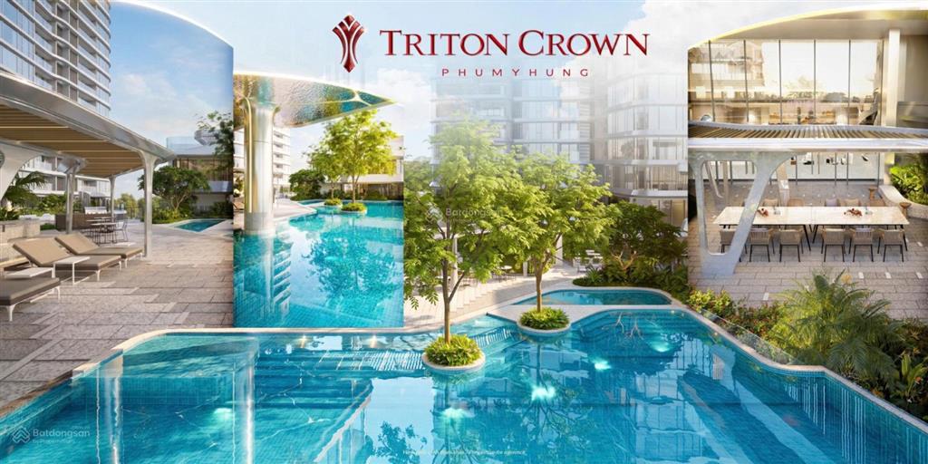 Phú mỹ hưng mở bán triton crown dự án siêu sang ngay tại hồ bán nguyệt. giá chính thức cđt