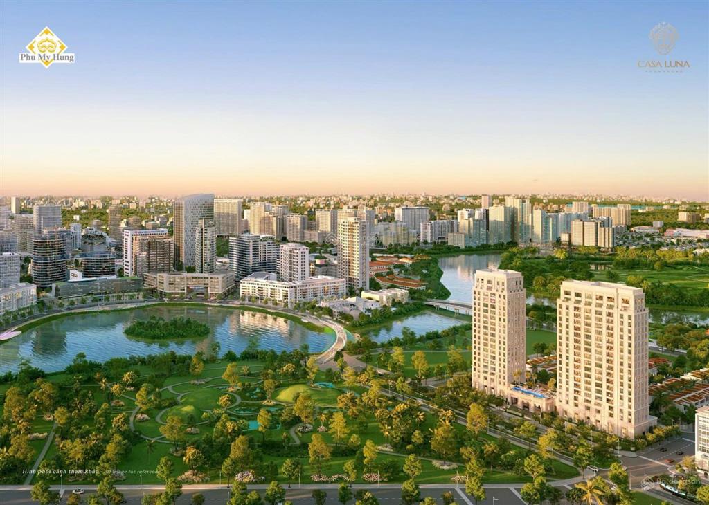 Chỉ 49 căn dinh thự trên không bên hồ bán nguyệt, 1 căn 1 sàn, chưa từng có tại phú mỹ hưng.