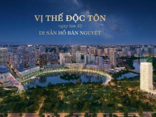 Dự án siêu sang tại hồ bán nguyệt dt lớn 293m2, thang máy riêng đến tận nhà, sổ hồng lâu dài