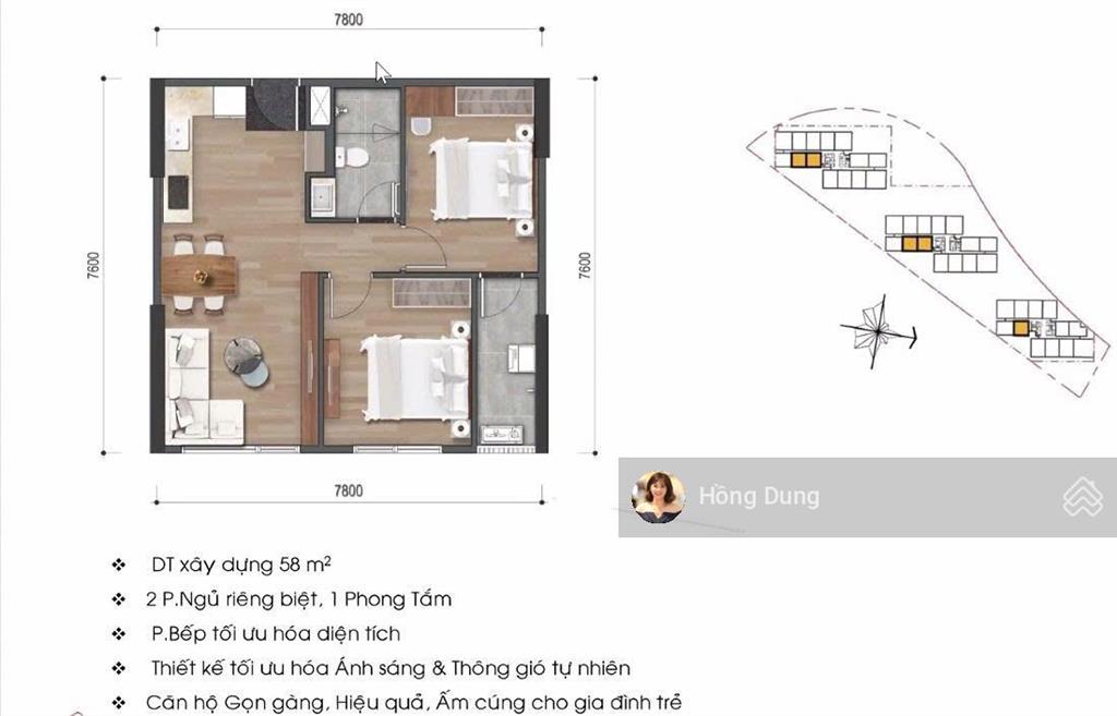 Bán căn hộ mizuki park phân khu mp7, 2 phòng ngủ tọa lạc tại khu đô thị tiện nghi đẳng cấp