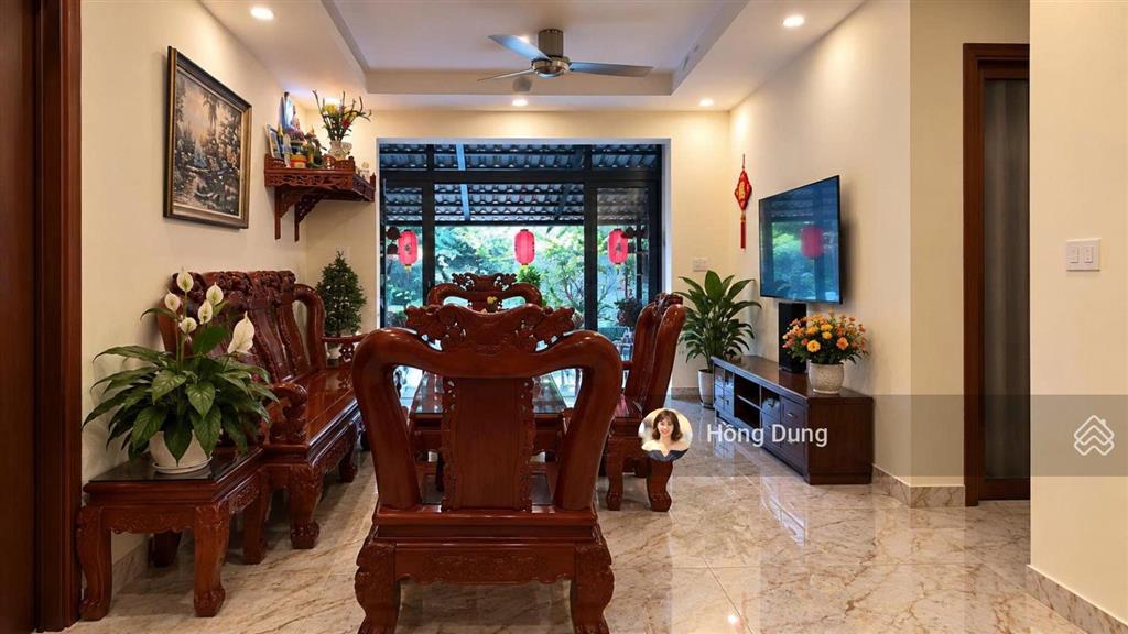 Bán căn hộ sân vườn đẹp happy city 176m2, 3 phòng ngủ cực kỳ thoáng mát rộng rãi
