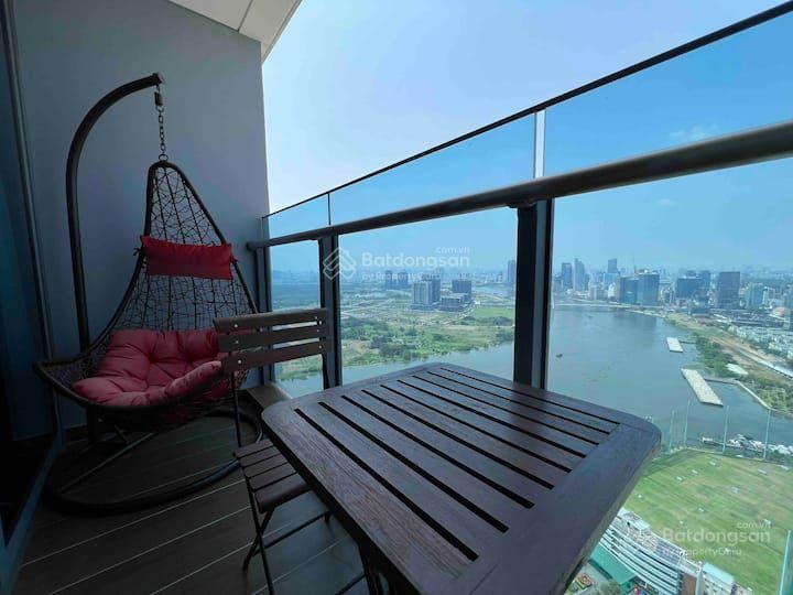 Bán siêu phẩm 02pn sunwah, tháp whitehouse (wh10) view trực diện sông  bitexco và toàn thành phố.