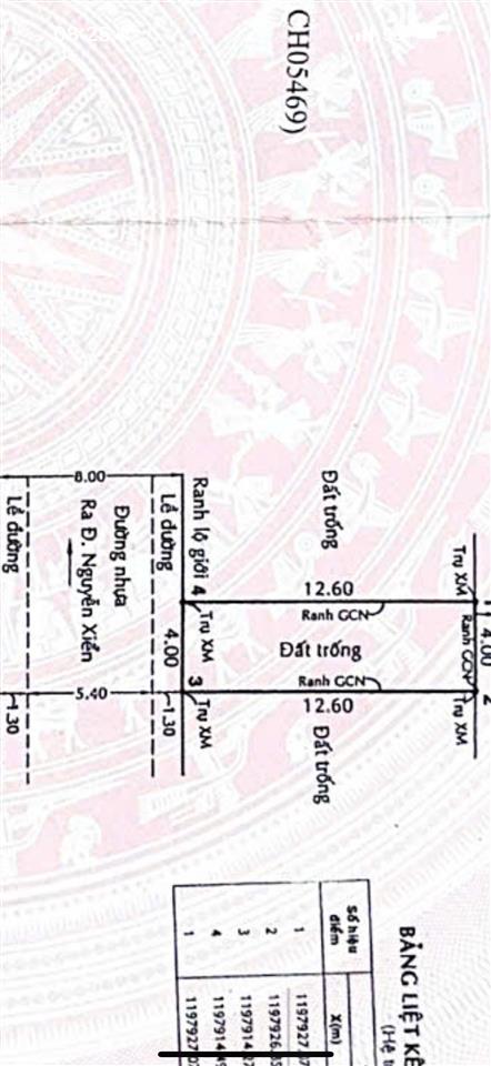 Bán gấp lô đất đẹp giá tốt 1 sẹt nguyễn xiển, sát bên vinhomes