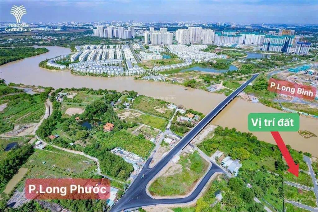 Bán lô đất đẹp view triệu đô, mát mẻ  hàng xóm vinhomes, ngay cầu long đại  long phước