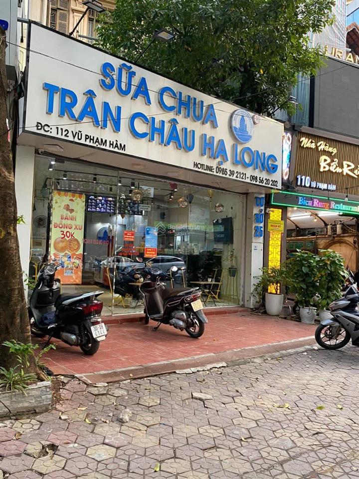 Bán toà văn phòng mặt phố vũ phạm hàm trung hoà. diện tích 110m2 thang máy mặt tiền 7m. giá 108 tỷ