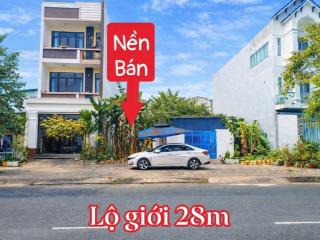 Nền 100m2  lộ giới 28m  khu dân cư văn hoá tây đô