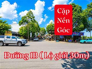 Cặp nền góc đường 1b ( lộ 30m) khu văn hoá tây đô
