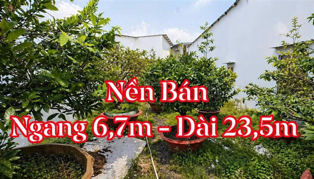 Nền (6,7*23,5m) trục chính hẻm 278 đường tầm vu