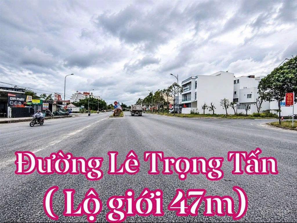 Nền (5,7*18)m mặt tiền đường lê trọng tấn