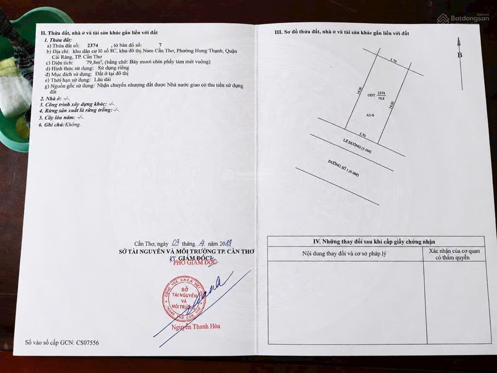 Nền khu dân cư nam long cần thơ