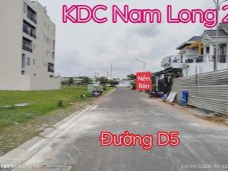 Nền ( 5,59*31) giáp đường d5 kdc nam long 2