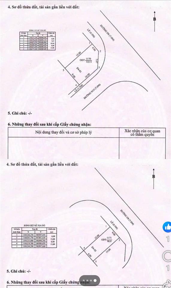 Cặp góc ( 15*15) đối diện hồ cảnh quan  kdc nam long 2