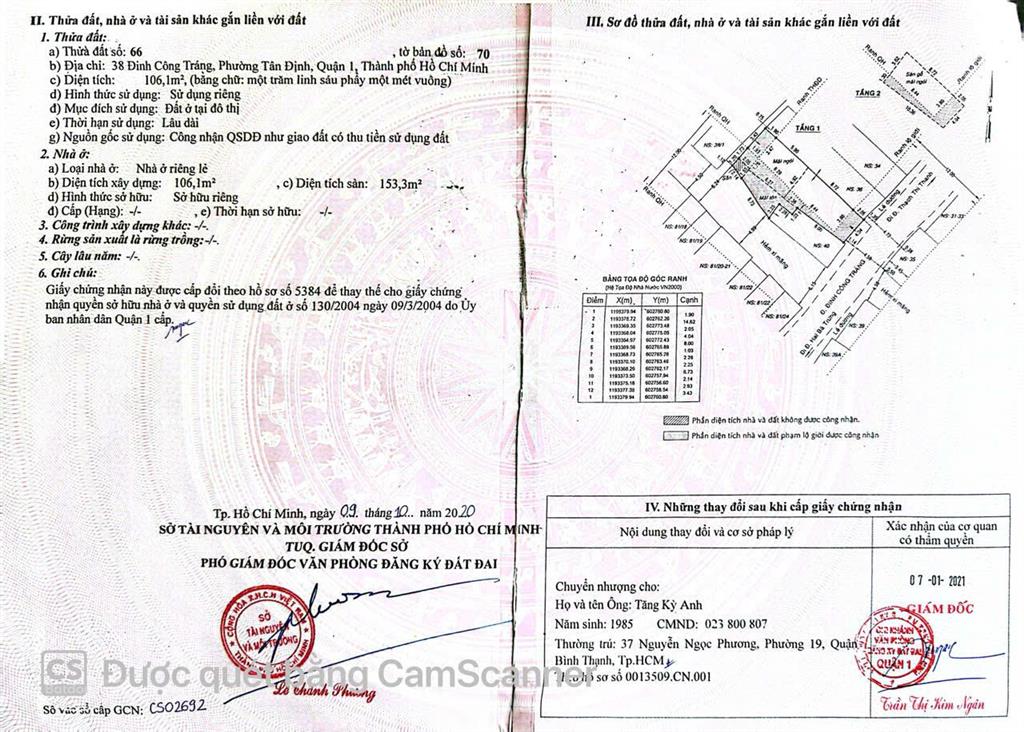 Cần bán nhà mặt phố quận 1, 116 m², giá cạnh tranh 26 tỉ