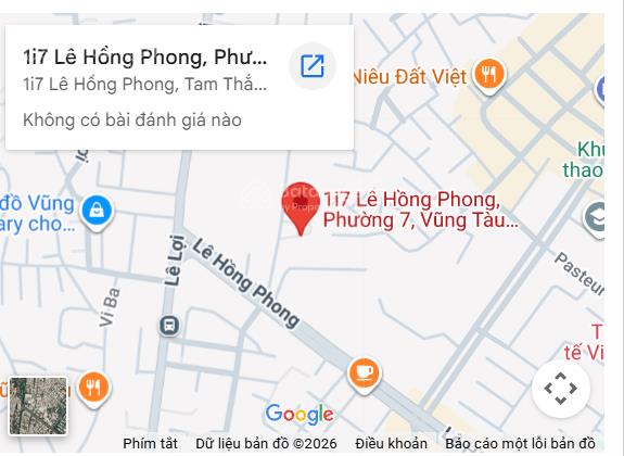 Bán nhà 2 mặt tiền ngô đức kế, p.7 vũng tàu, 84m2, hướng đn, giá 9 tỷ tl