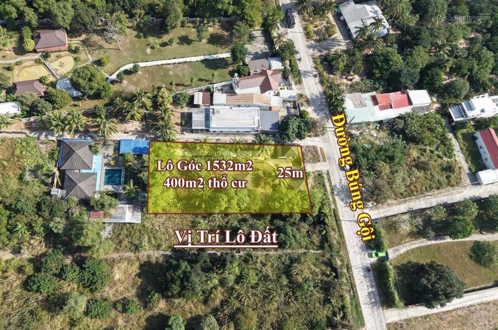 Bán đất tại đường búng gội, 1532 m2 có sẵn 400m2 thổ cư. giá thoả thuận.