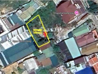 Đất biệt thự đường hùng vương, dt 379m2, đường ô tô, view đẹp. giá 8.5 tỷ