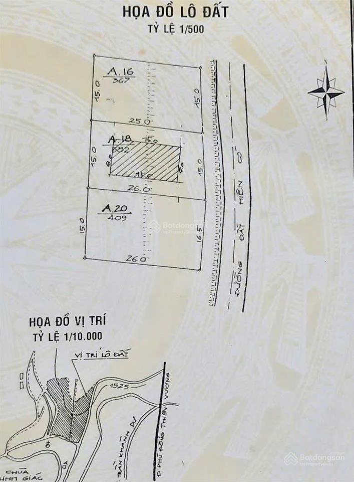 Bán đất mặt tiền lý nam đế, lâm viên đà lạt, 382m2, rộng 15m giá 22,5 tỷ, chính chủ 0384 249 ***