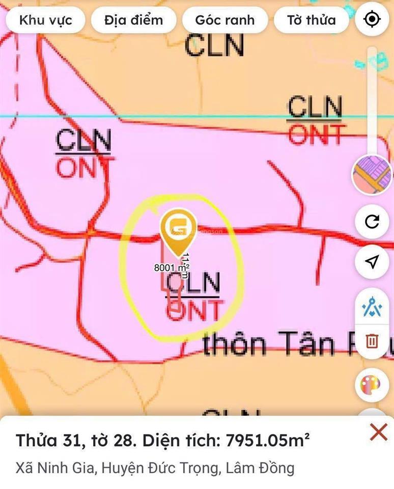 Đất mặt đường nhựa chính ninh gia sẵn 200m thổ cư