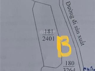 3.2 hecta đất nông nghiệp có 390m2 mặt đường bao quanh đất