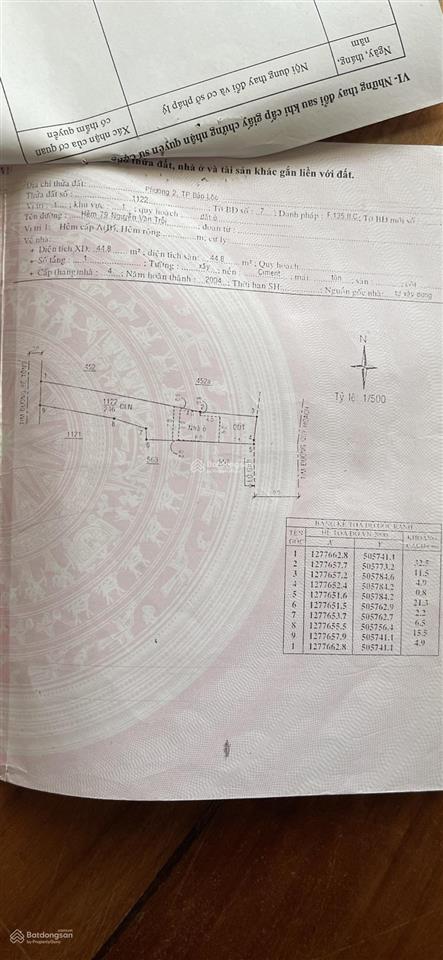Bán đất 79/21 nguyễn văn trỗi, 6 tỷ, 240m2, hướng đông