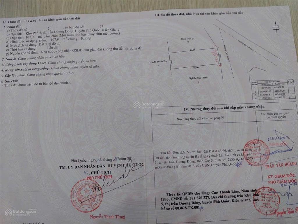 Bán căn nhà 2 phòng ngủ trung tâm dương đông  đặc khu phú quốc