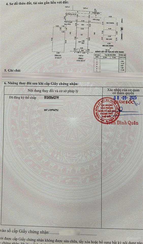 Hot, e bán nhà 1t2l 129,5m2 dtsd vị trí tiềm năng tăng giá cao gần vđ2  linh đông. sdt 0786 783 ***
