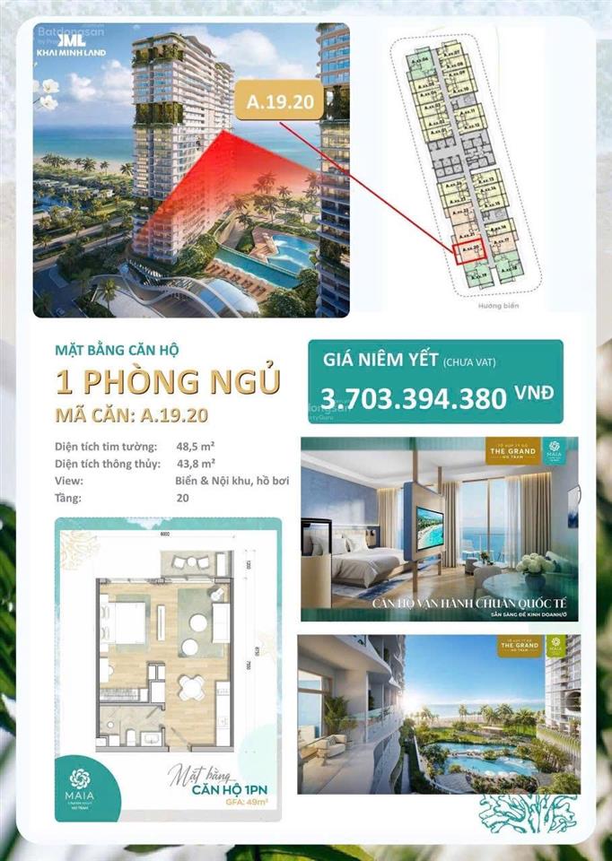 A.19.20 giỏ hàng độc quyền view biển trực diện hiếm có mua bán trực tiếp cdt.  ngay 0976 607 ***