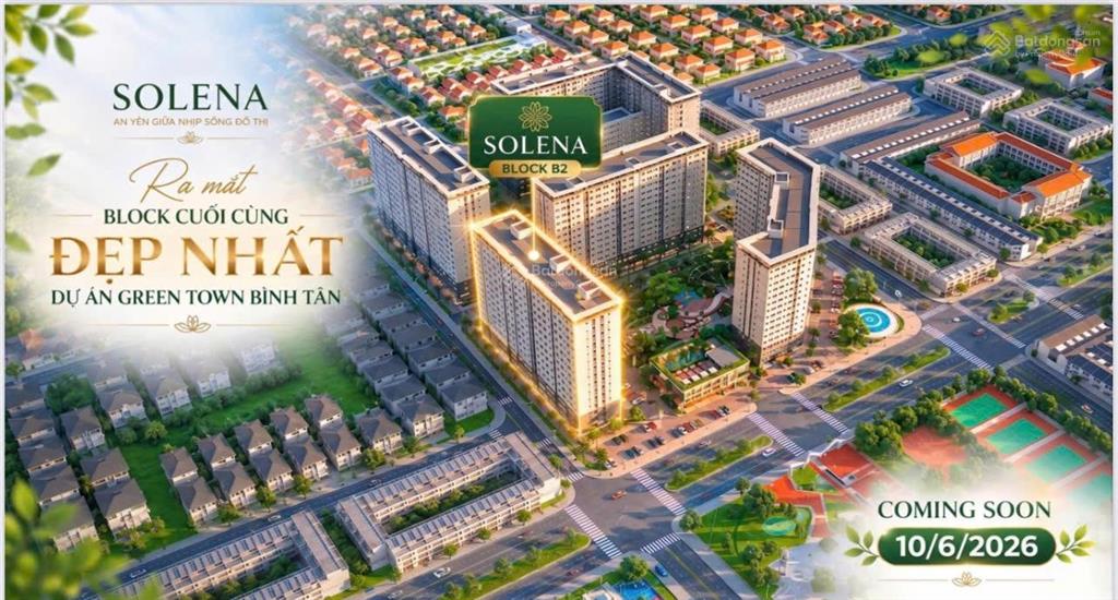 Bán căn hộ solena bình tân 65m2 3.2 tỷ giáp đường lê trọng tấn