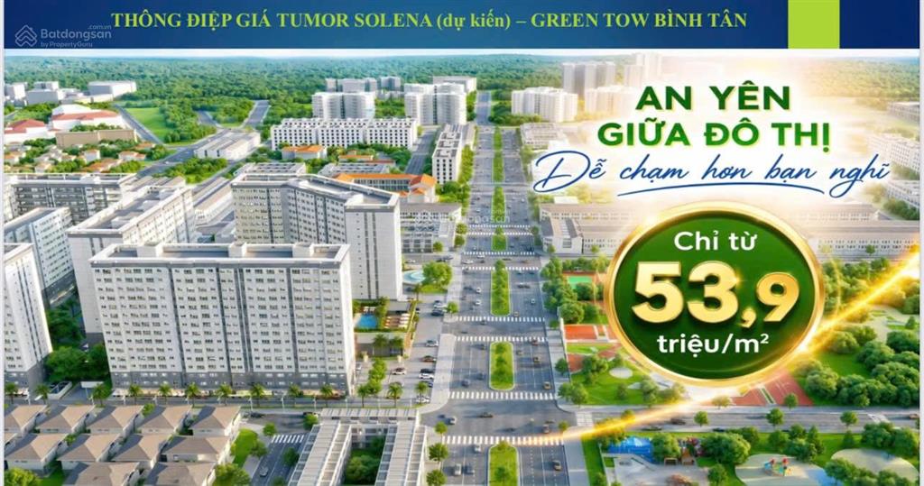 Bán căn hộ solena bình tân 65m2 3.2 tỷ giáp đường lê trọng tấn