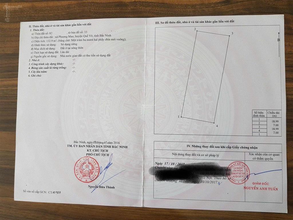 Cần bán gấp liền kề lô góc 2 mặt tiền khu đô thị quế võ