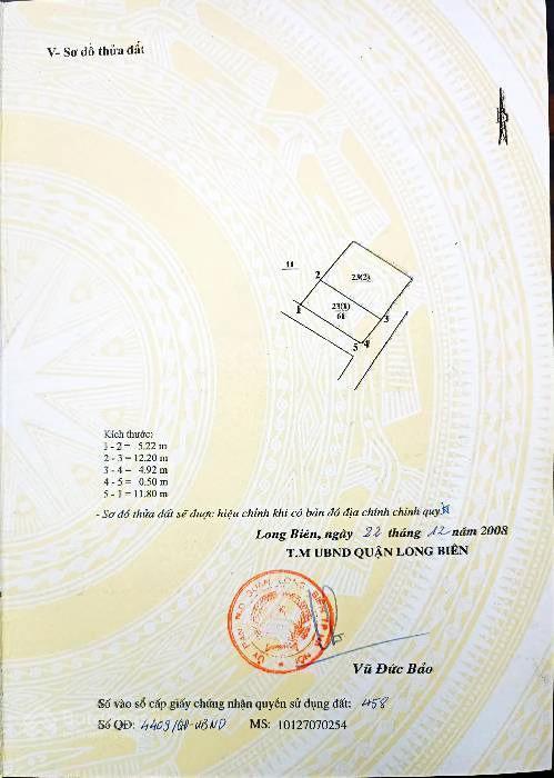 Bán nhà riêng tại đường nguyễn văn linh, sài đồng, long biên, hà nội, 5,7 tỷ, 61 m2