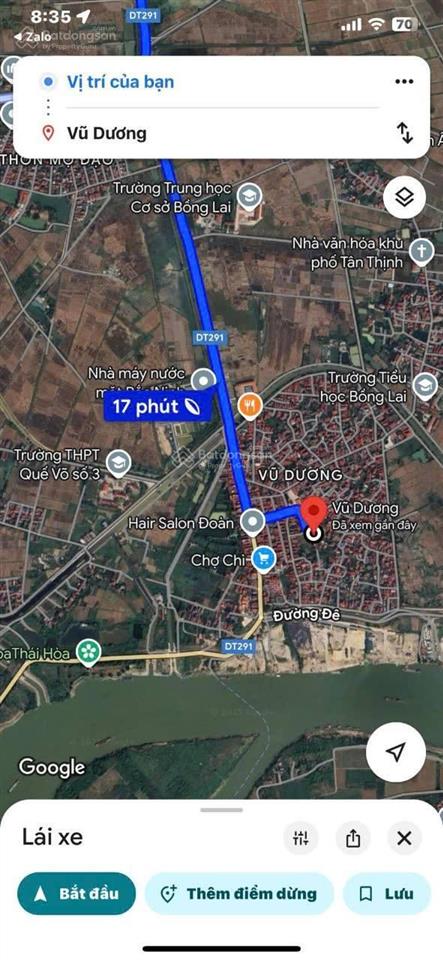 Bán lô góc 2 mặt tiền thôn vũ dương  phường bồng lai, tp bắc ninh (mới)