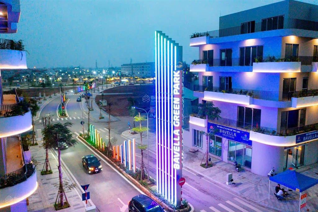 Bán lô liền kề bách việt bavella green park trục nhìn chung cư nhà ở xã hội đang xây dựng