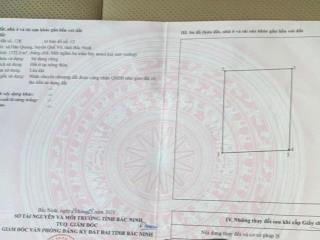 Bán lô đất rộng tại xã hán quảng quế võ