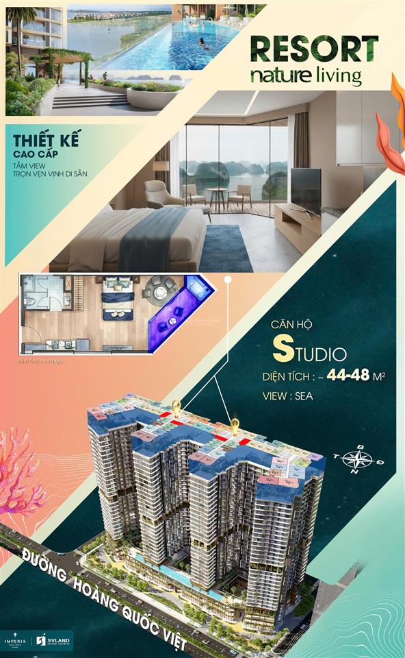 Bán căn hộ chung cư cao cấp sở hữu lâu dài mặt biển cuối cùng tại trung tâm bãi cháy, hạ long