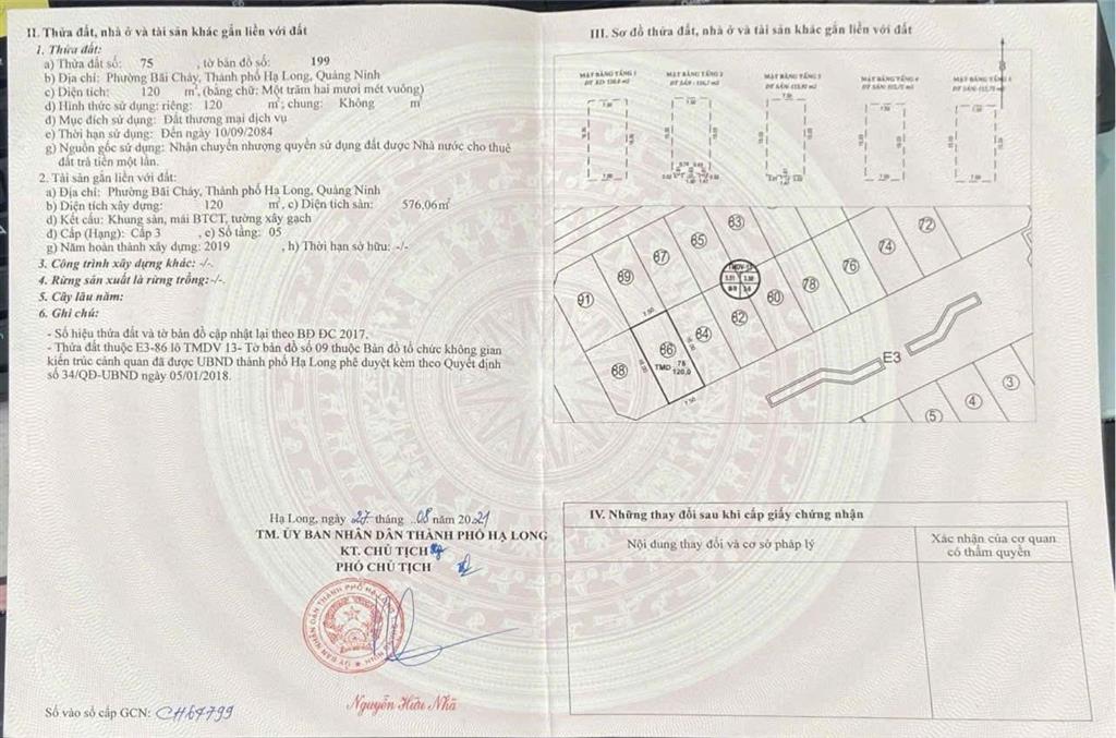 Chính chủ bán euro shophouse sun bãi cháy