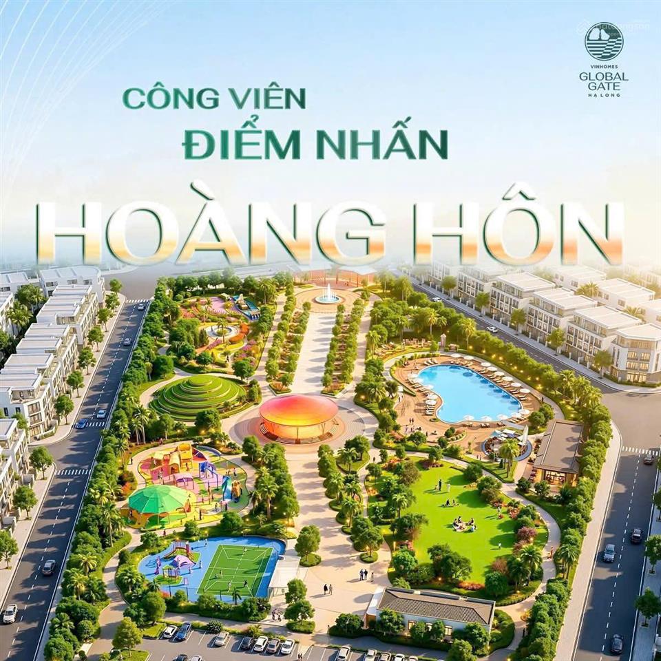 Bán biệt thư song lập 162m2 , tại vinhomes global gate hạ long