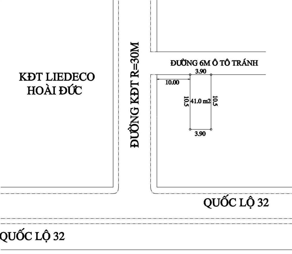 Bán đất lai xá hoài đức đường ô tô tránh giá 7 tỷ 5  41m2