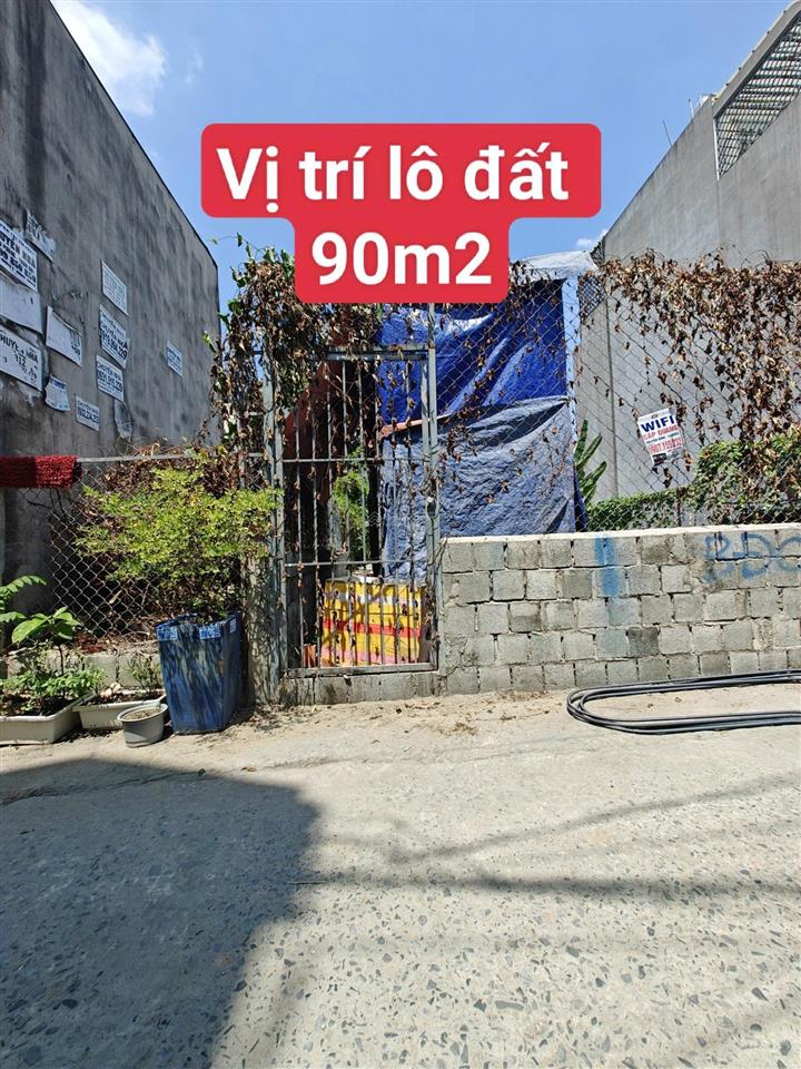 Bán đất nền 90m2 giá 6.3 tỷ gần trường hoa lư tăng nhơn phú b, q. 9, tp. hcm