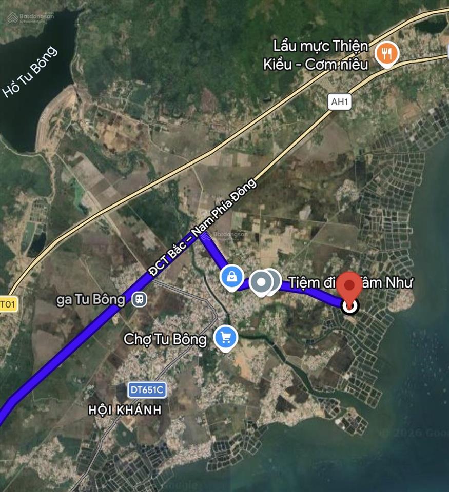 Cần sang nhượng lô đất mặt tiền đường nhựa ngang 10m tại xã tu bông