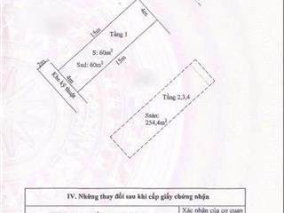 Bán nhà 60m 4 tầng mặt đường đôi 30m lô 9 lê hồng phong