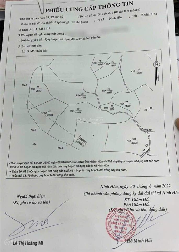 11.4ha xã ninh quang, chính giữa 2 cao tốc