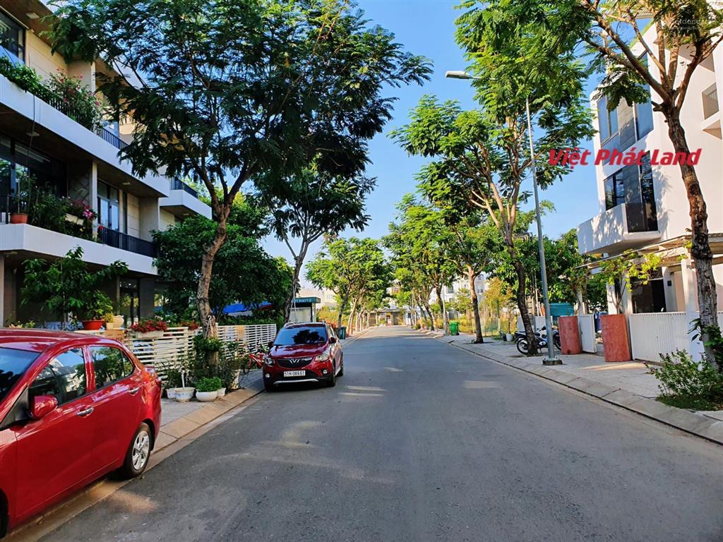 Bán đất biệt thự đường 48cl, 202.5 m²(dài 20 mét), lô góc mặt hông view công viên, sổ đỏ cầm tay